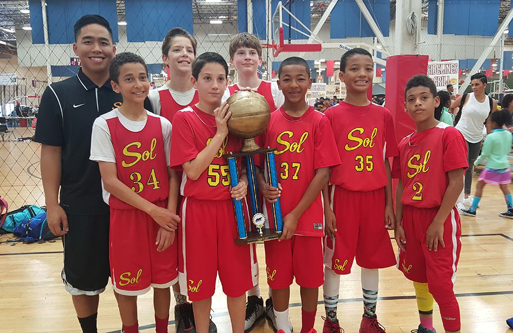 6th Grade Heat Team 3rd Place San Diego Sol Basketball