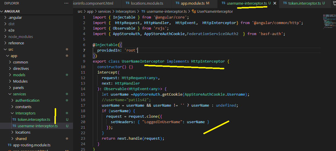 INTERCEPTORS IN ANGULAR 14 Microsoft Technologies PROGRAMMING EXPERIENCE