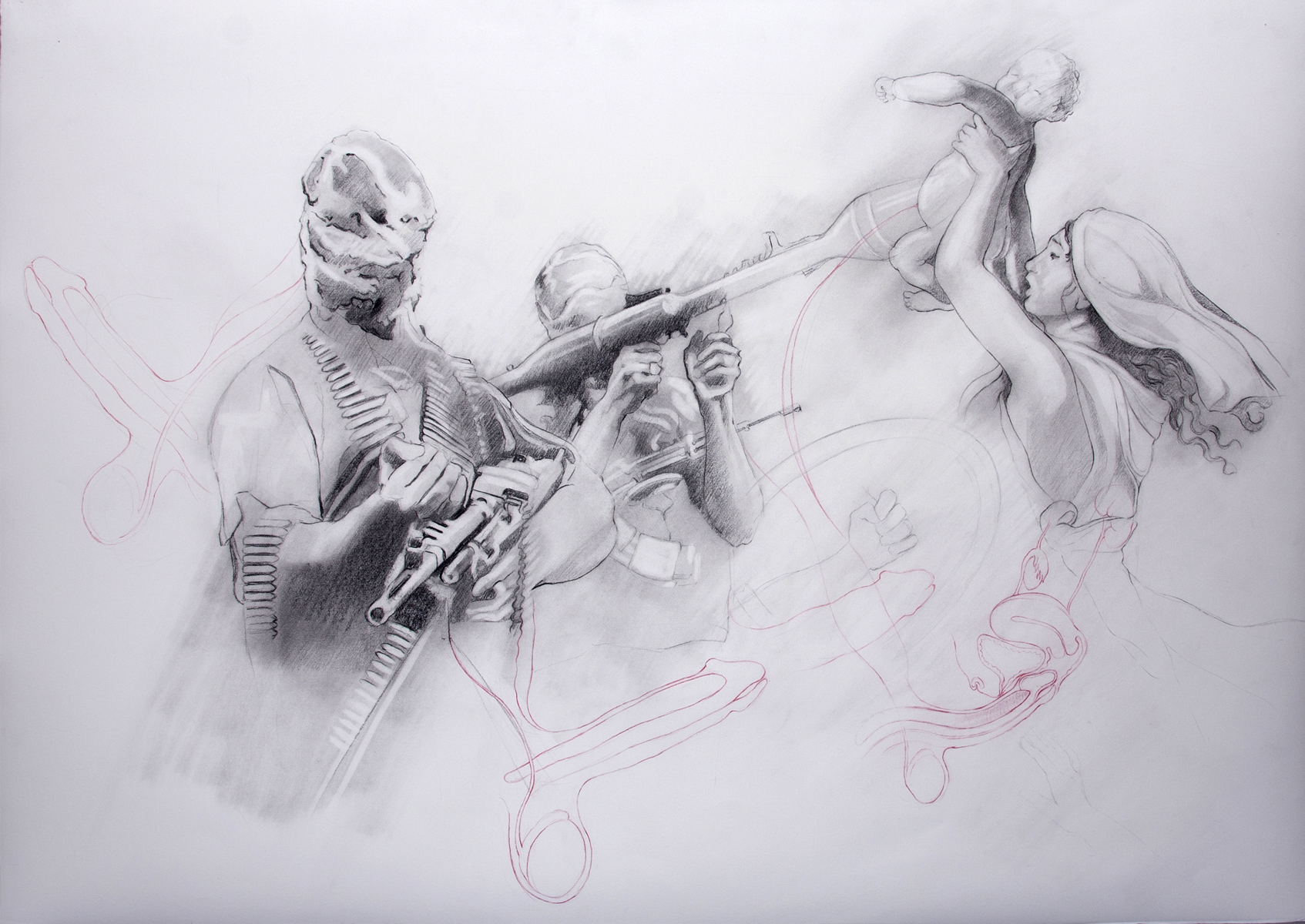 Tete D Une Jeune Femme Dessin Au Crayon Sur Papier De Leonardo Da