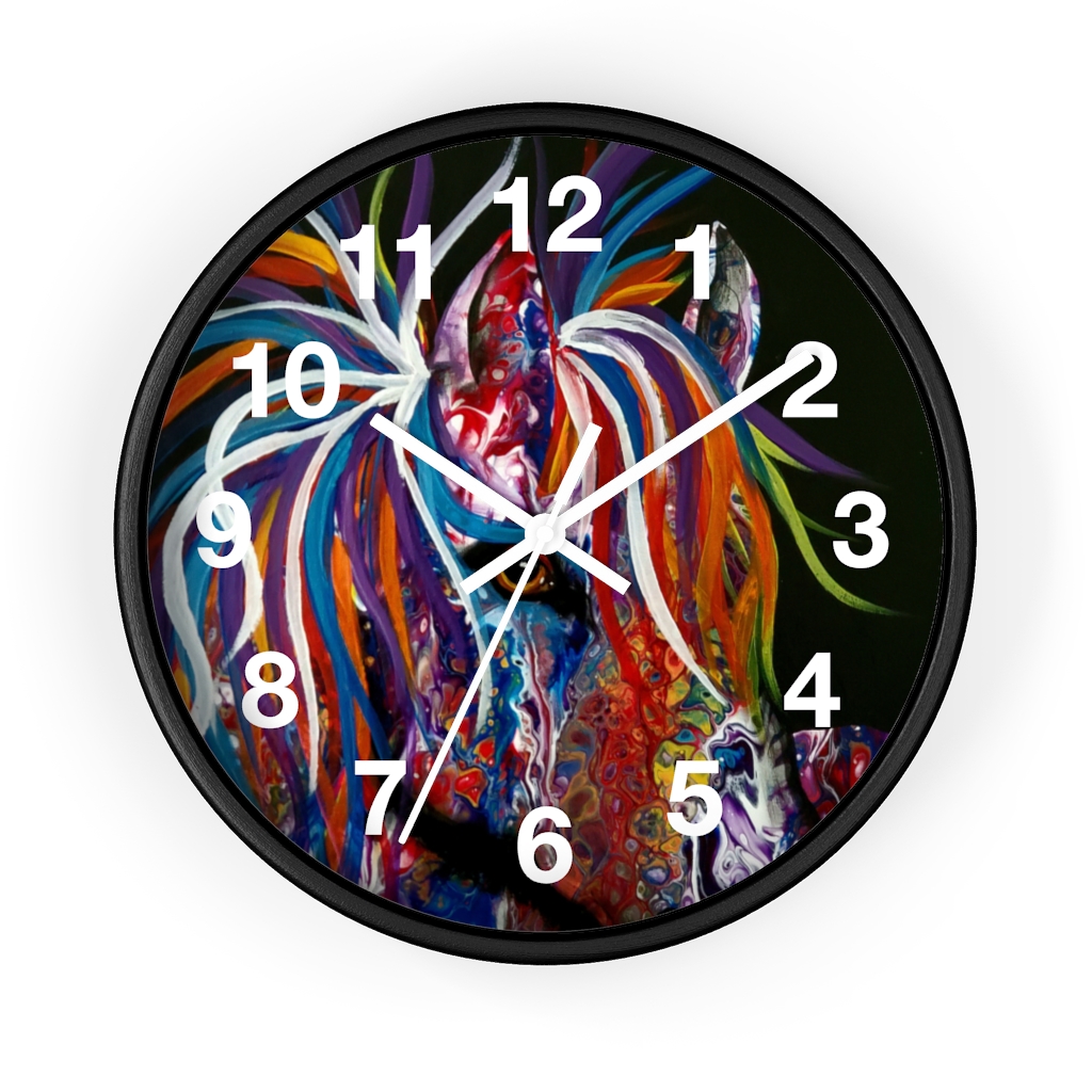 Crazy Horse Wall clock