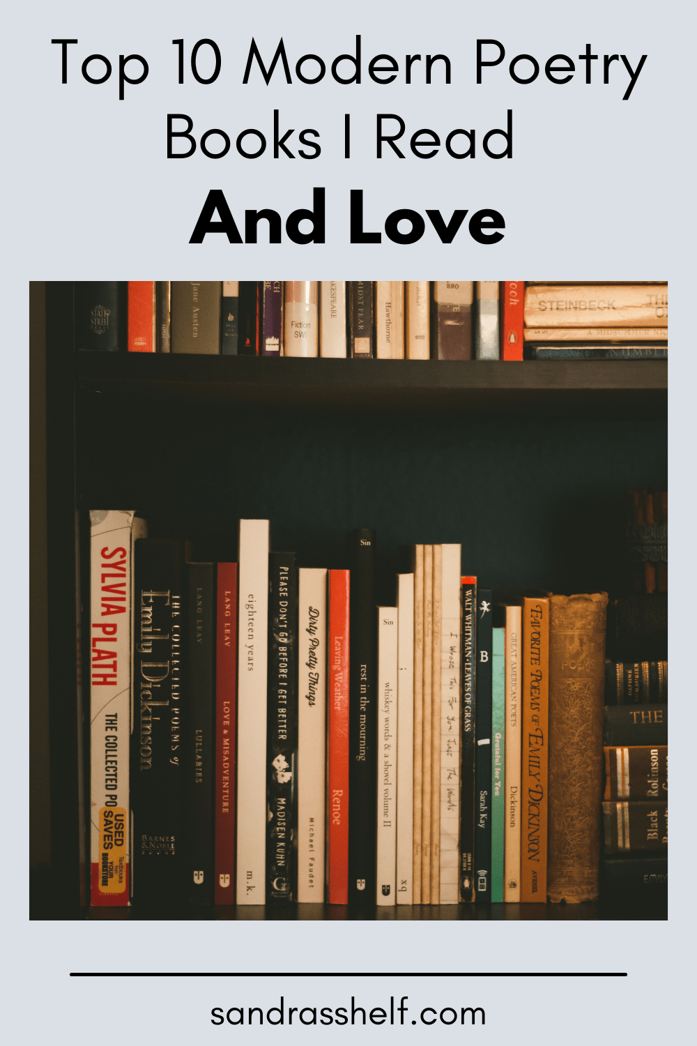 Top 10 Modern Poetry Books I Read in 2020 Sandra's Shelf