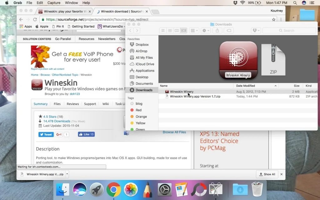 Wineskin for MAC S & S Computing