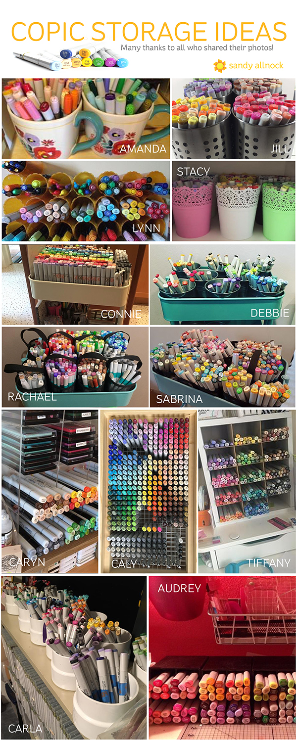 Copic Marker Storage Ideas Sandy Allnock