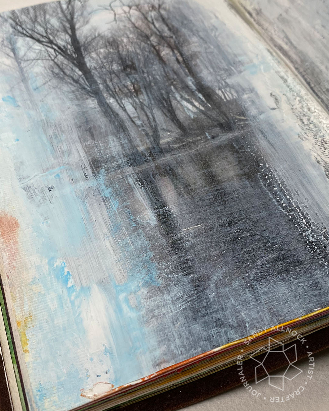 14 Creative Backgrounds for Art Journals, Cards (+ a class giveaway