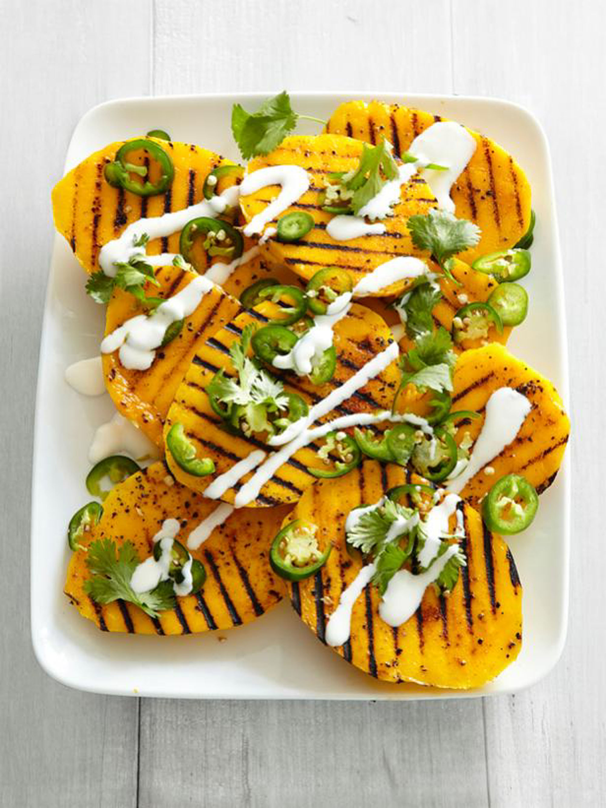 Sweet & Spicy Grilled Mango with Jalapeno Peppers » Author Sandy Lo