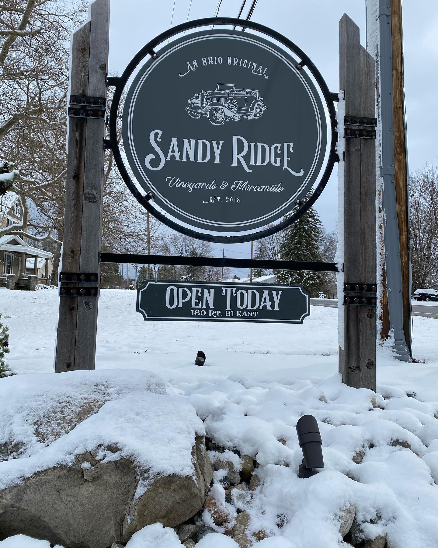 About Sandy Ridge Vineyards Sandy Ridge Vineyards and Mercantile