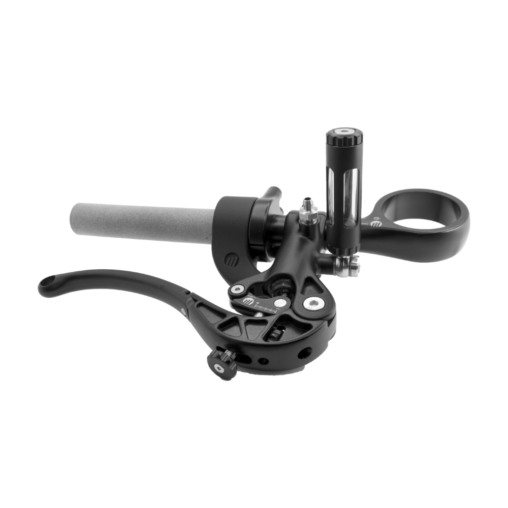 Motorcycle Throttle 22mm Twin Pull Assembly by MessnerMoto