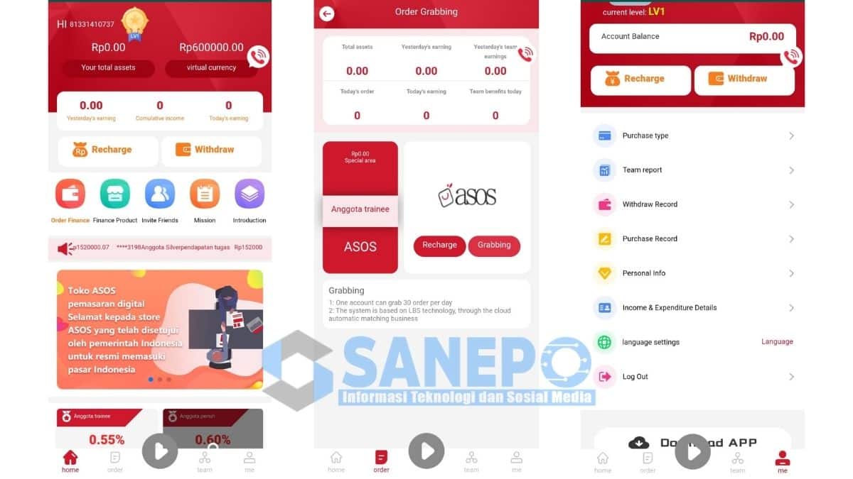 Aplikasi Asos Apk Penghasil Uang, Aman atau Penipuan?