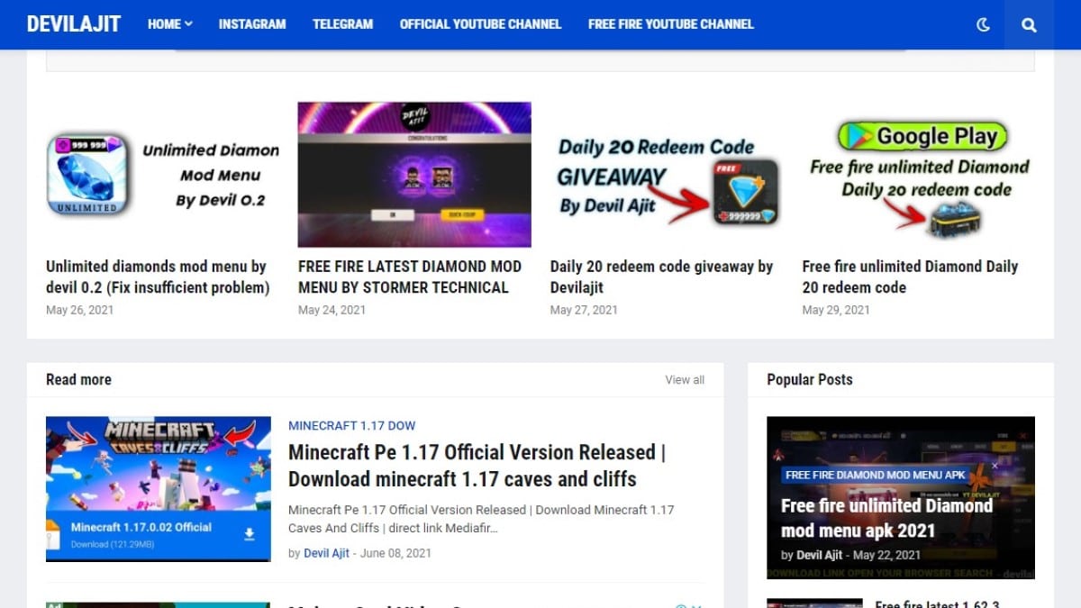 Devilajit Com Free Fire Cara Download dan Pakainya!