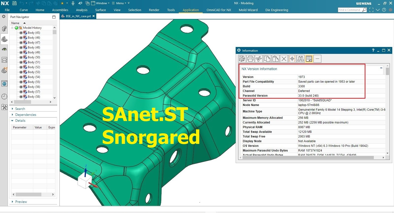 Download Siemens NX 1973 Build 3300 (NX 1953 Series) SoftArchive
