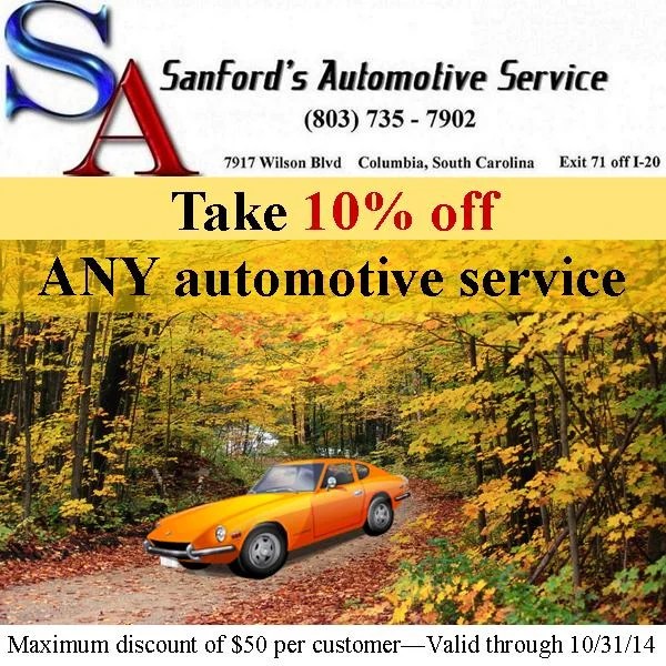 Auto Repair Coupons SanfordsAuto