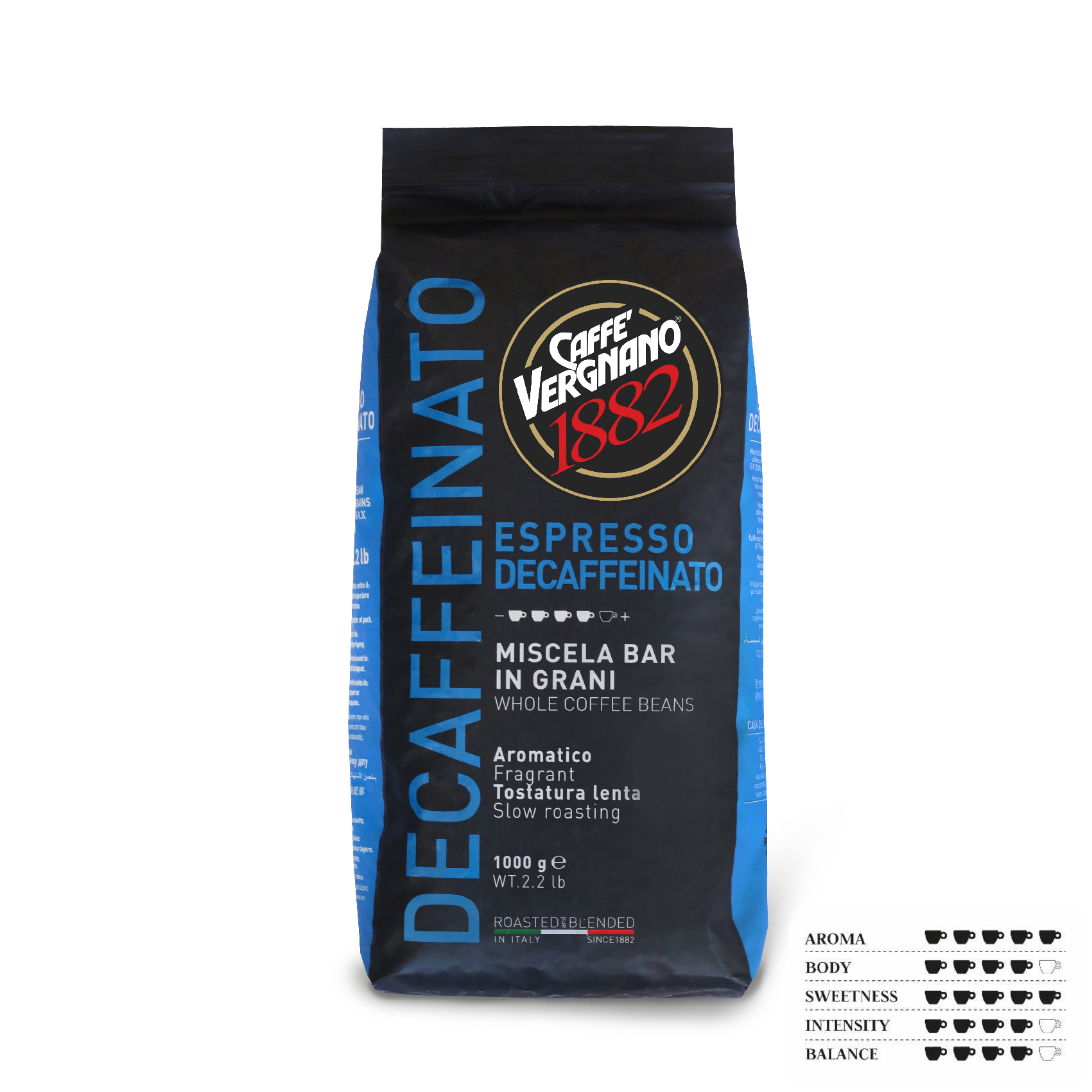 COFFEE BEANS DECAFFEINATED 1 KG. Sangatrade
