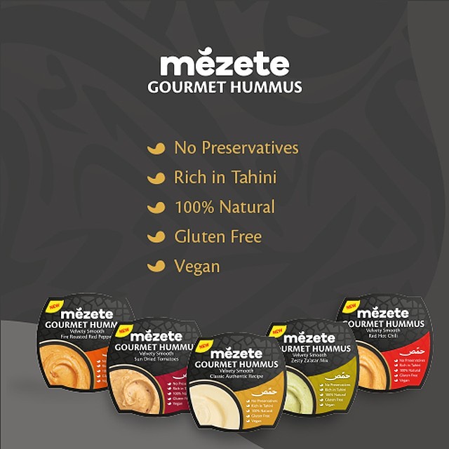 mezete Gourmet Hummus Sun Dried Tomatoes (215g)