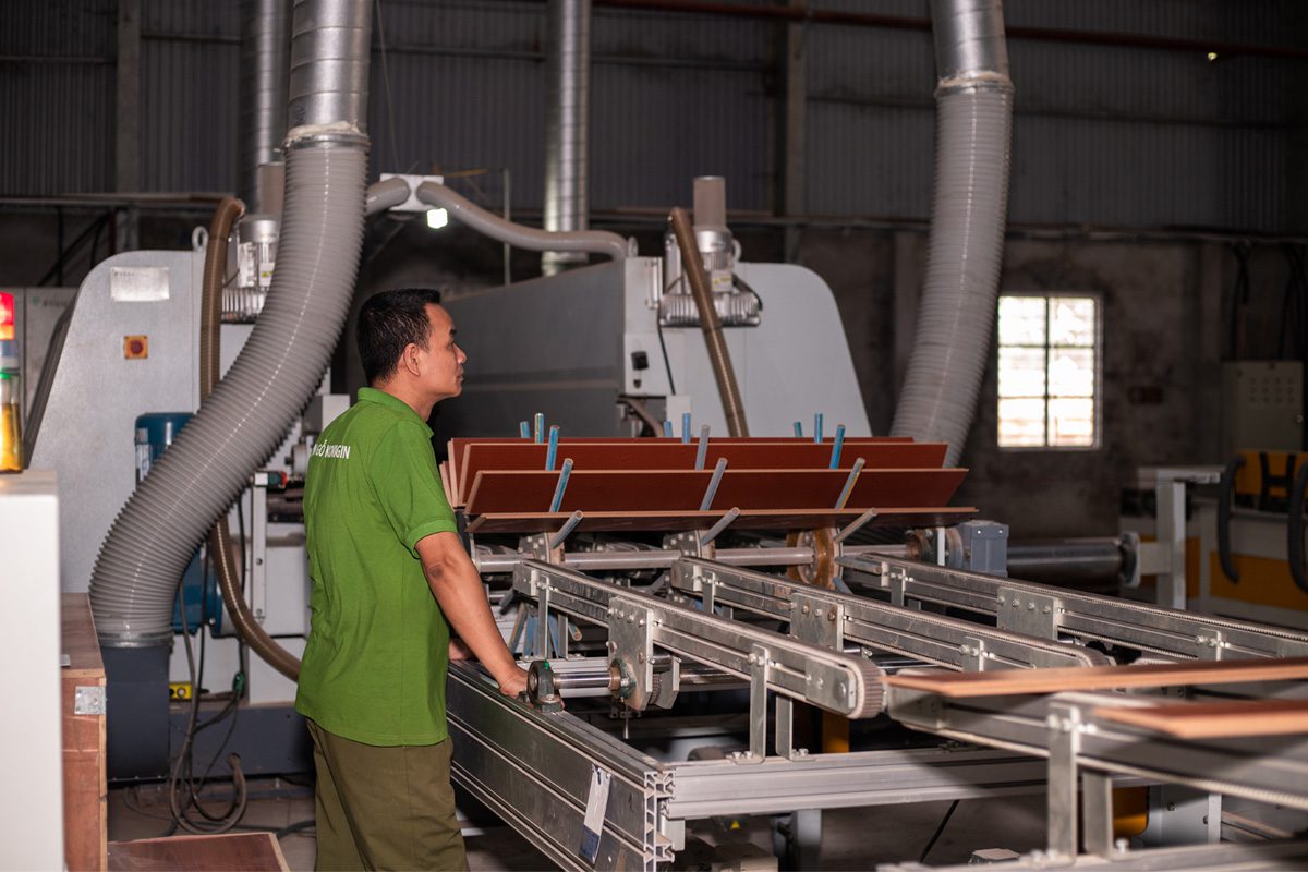 HDF laminate flooring Factory Công ty cổ phần gỗ Trung Hà