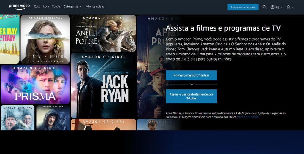 Como é e como usar a Amazon Prime