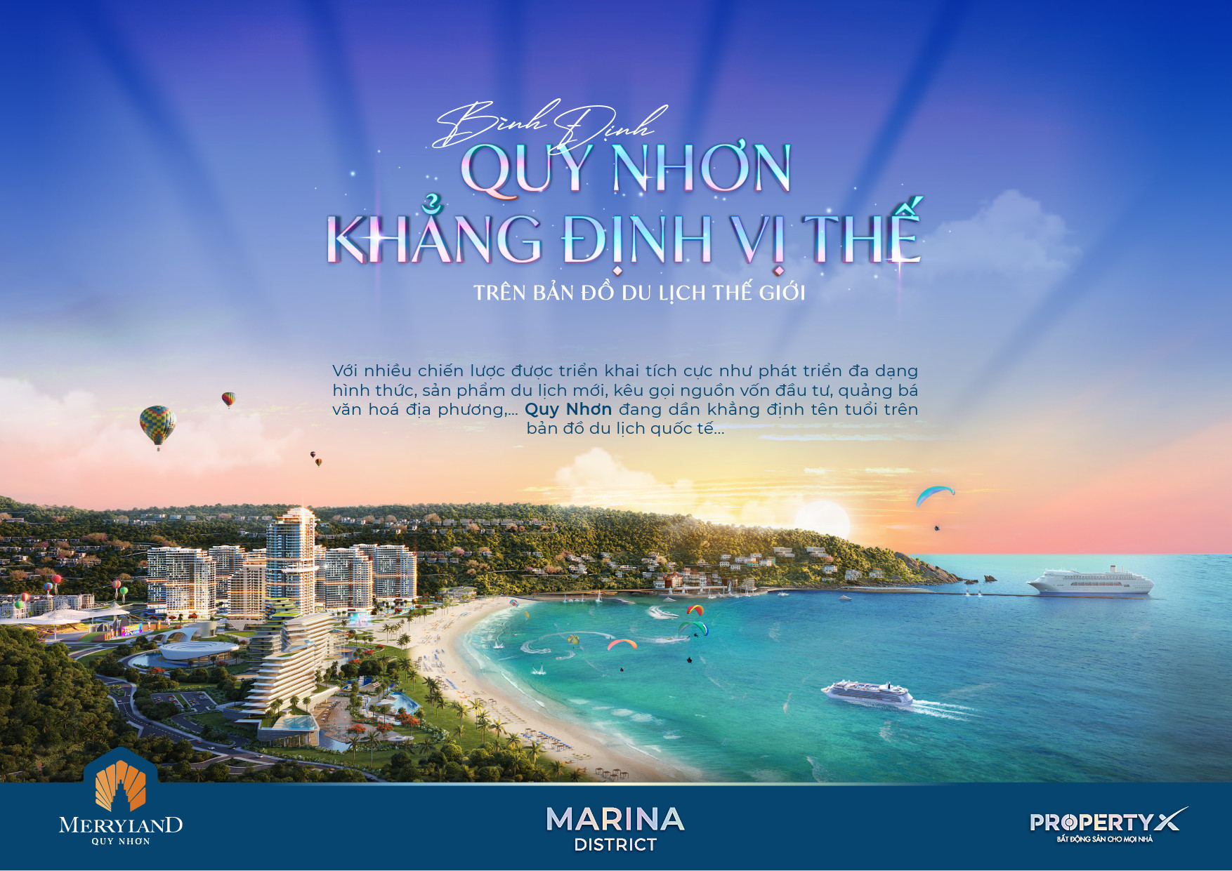 Dự án căn hộ biển ngay bán đảo Hải Giang Quy Nhơn Hưng Thịnh