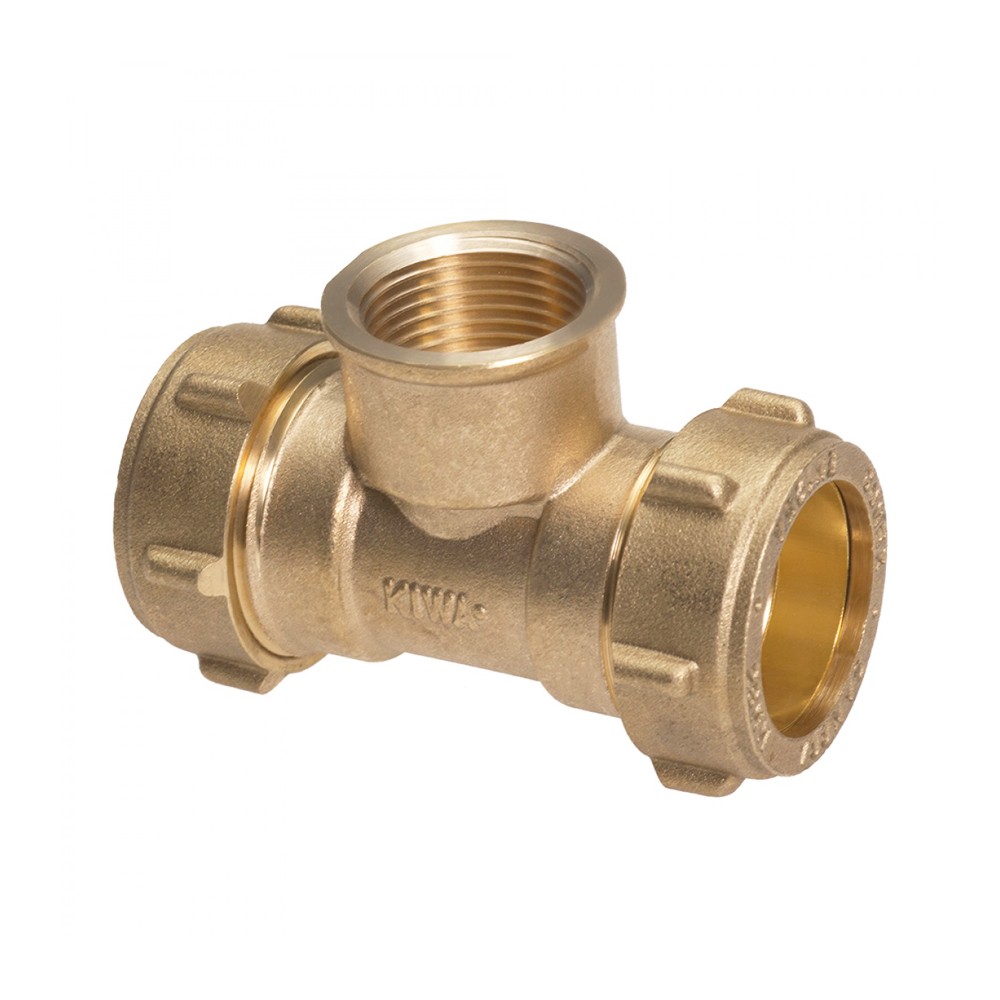 Copper Compression Tee FI, Conex