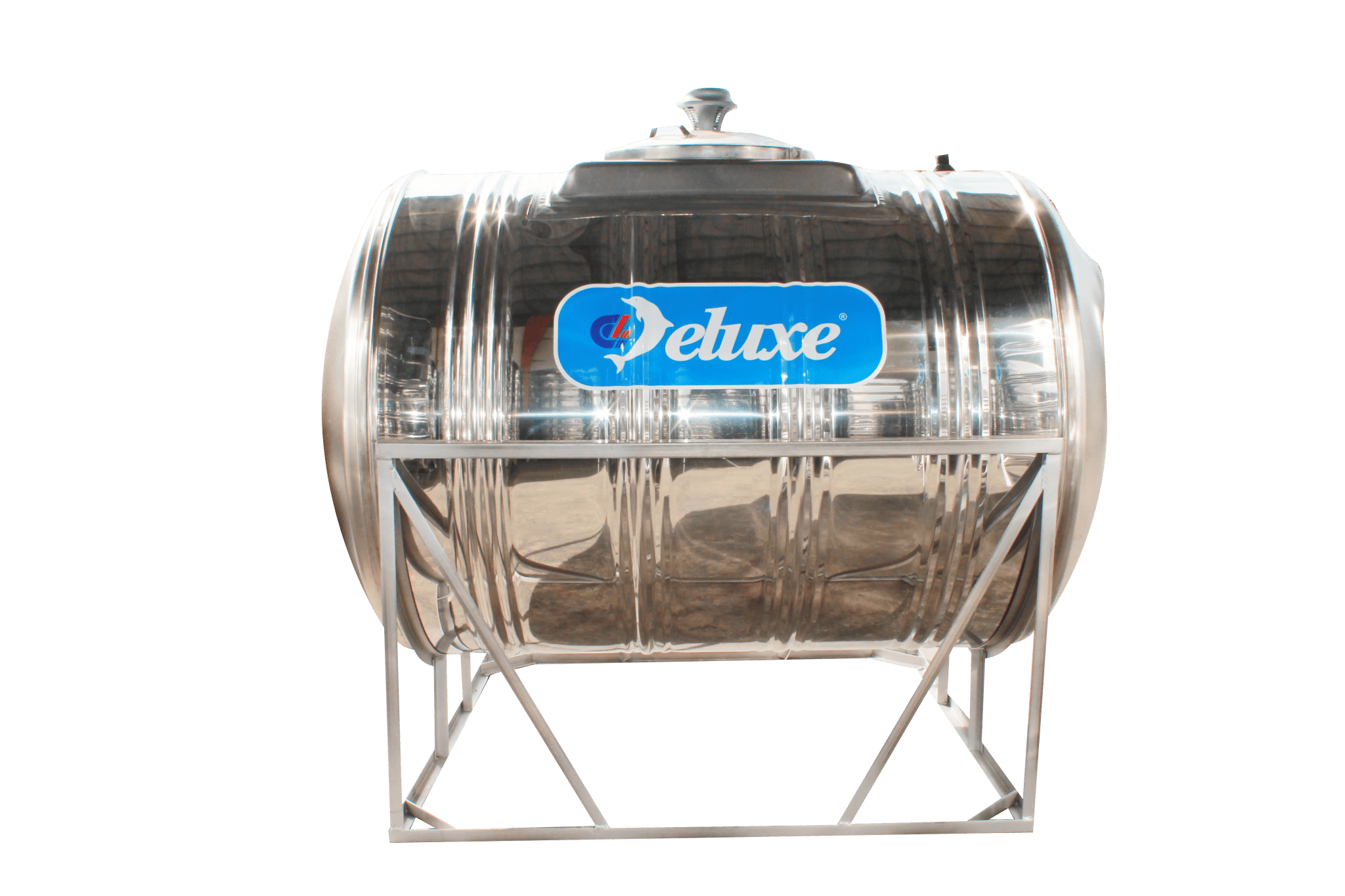 Stainless Steel 304 Horizontal Water Tank With Stand, DELUXE Sanifix