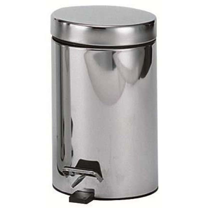 Round Dustbin with Foot Pedal SN109 Sanital
