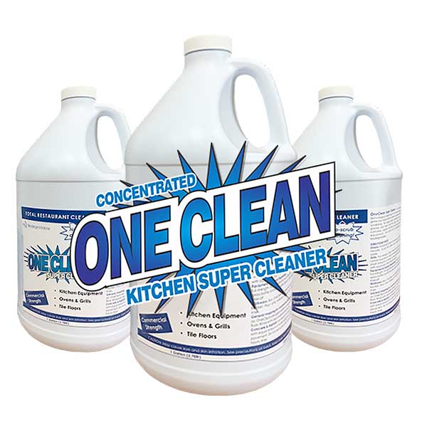 One Clean EcoFriendly Kitchen Cleaner 1 Gallon Bottle Sanitizer