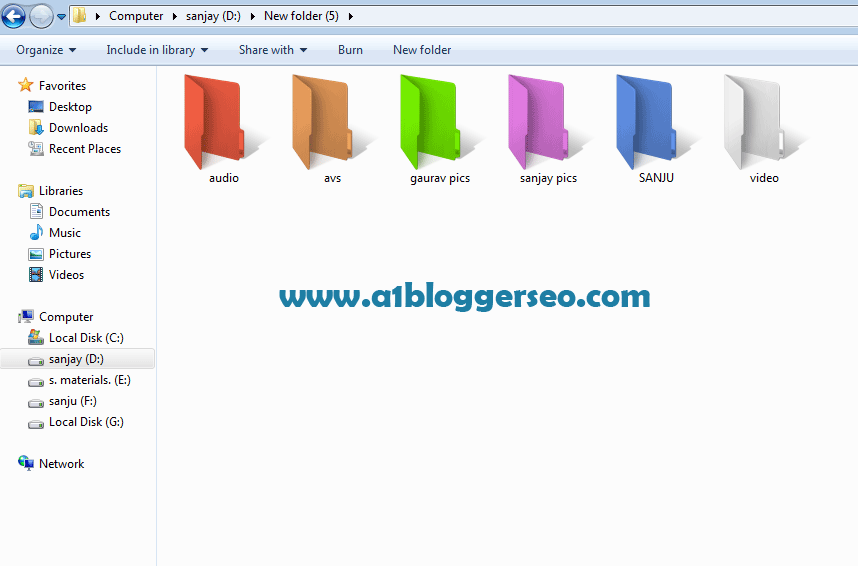 Colorize PC/LAPTOP Folders With Different Colors