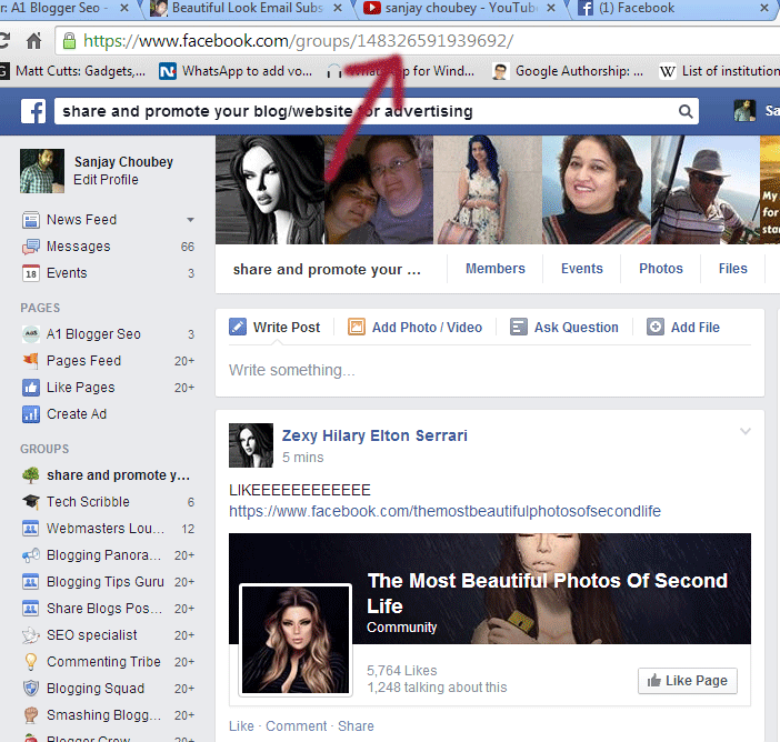 How to post in multiple facebook groups at once
