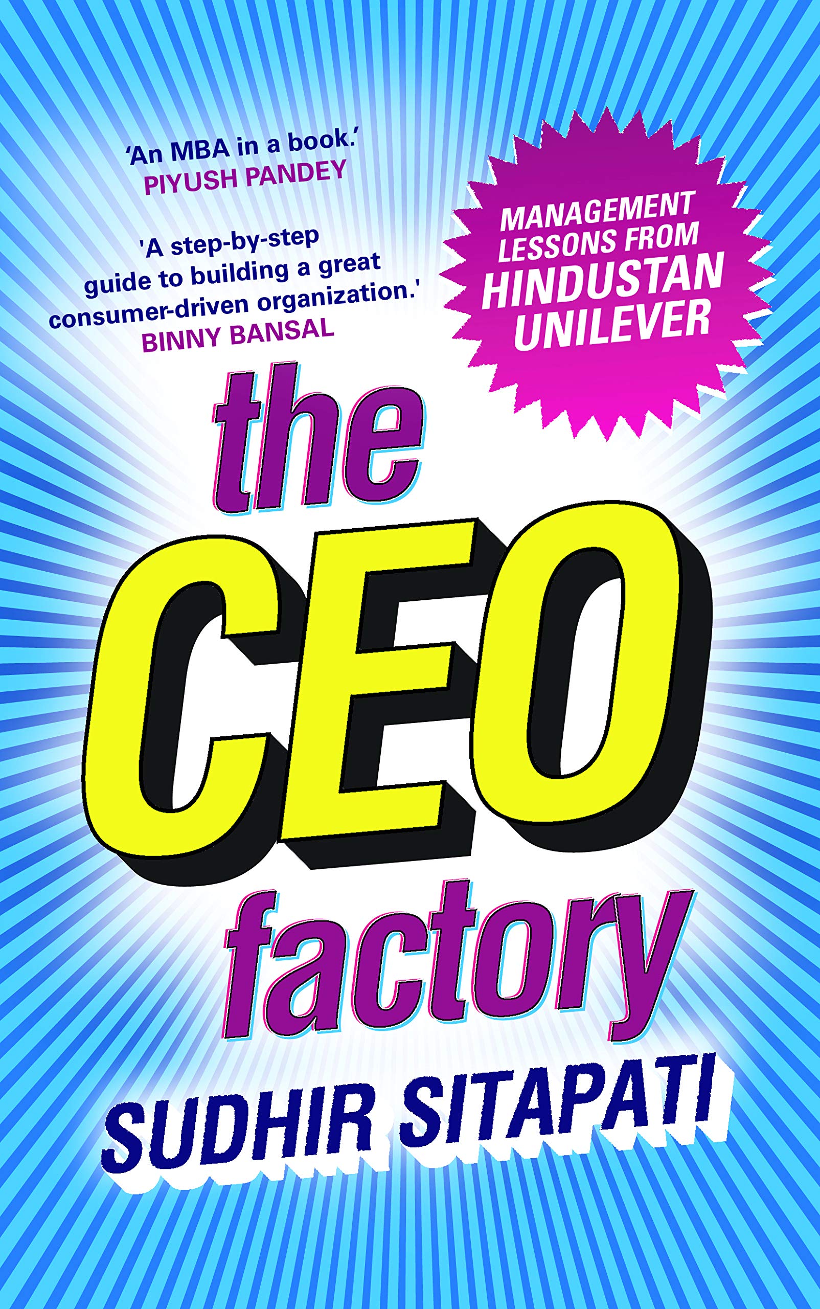 COVER PAGE OF BOOK THE CEO FACTORY