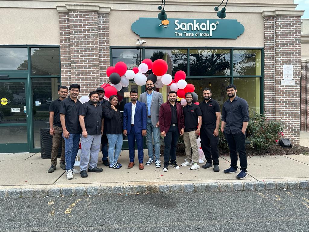Sankalp Group Proudly Unveils Newest Indian Restaurant in Parsippany, USA