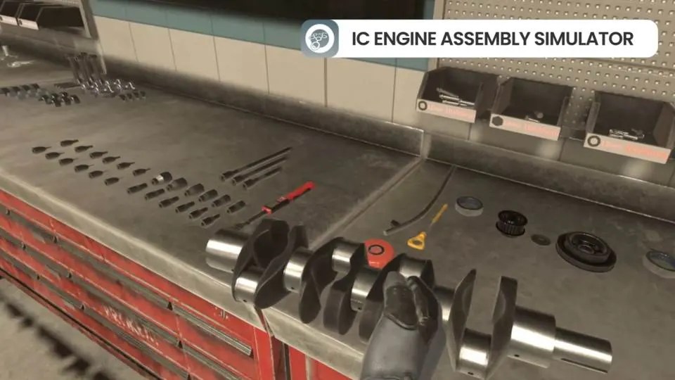 VR Engine Building Simulator for Advanced Mechanic Training