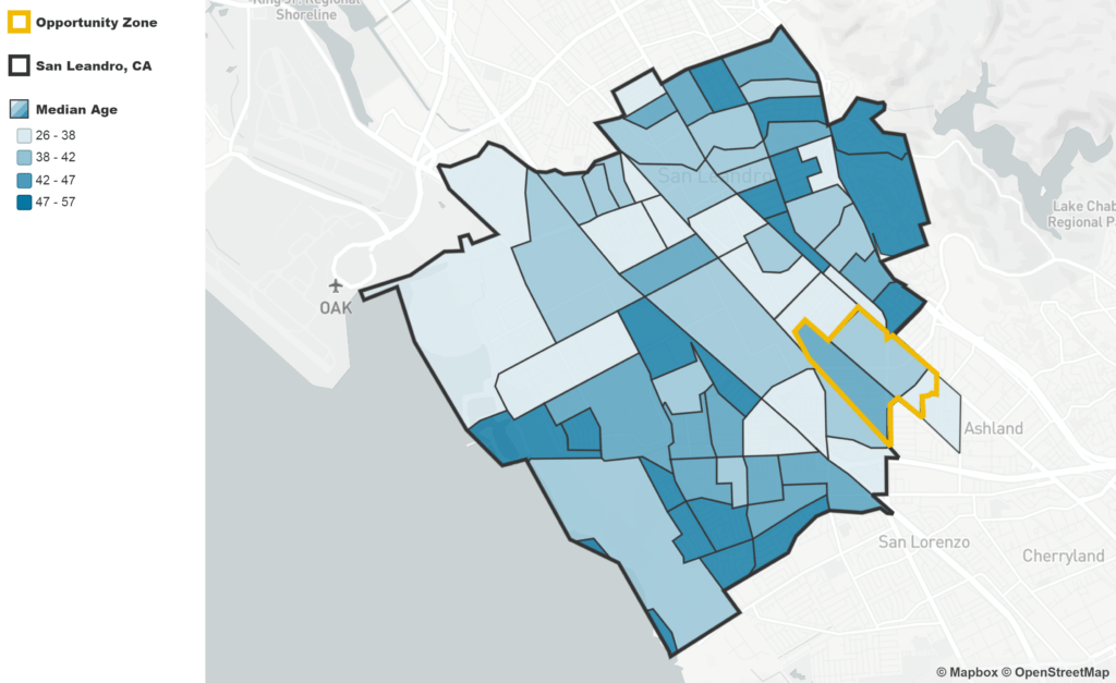 San Leandro Launches Interactive Opportunity Zone Dashboard San