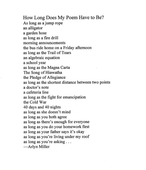 Poems of the Day San Marcos Writing Project