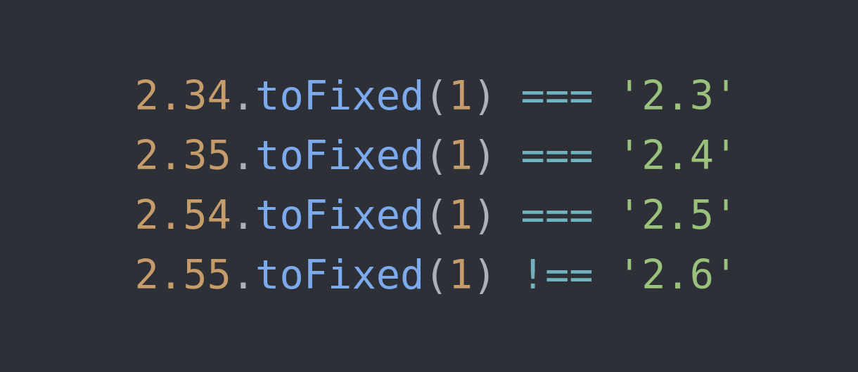 JavaScript Pitfalls & Tips toFixed Sanori's Blog
