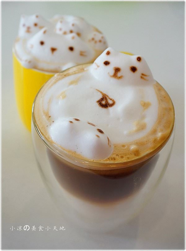 『台中。東區』Musicat Cafe║喵ㄨ~萌萌立體拉花再現身，超療癒貓掌雞蛋糕，外酥內嫩好滋味(地址更換)