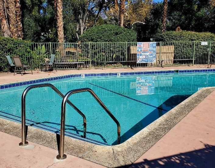 Village Green & Pool The Santa Anita Church