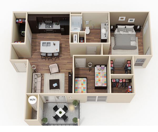 Floor Plans Santa Anna Apartments