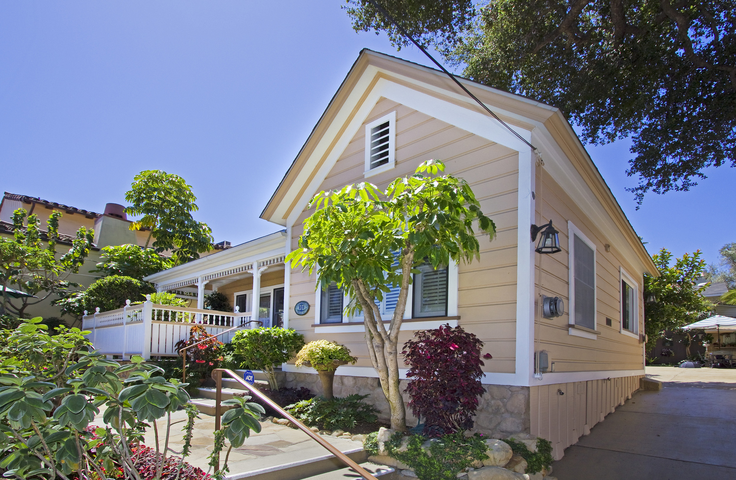 Side View of Santa Barbara Home Santa Barbara Montecito Real Estate Team