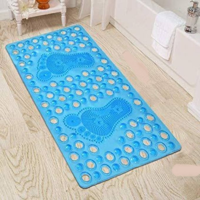 Blue Anti Slip Bathroom Mat Santa