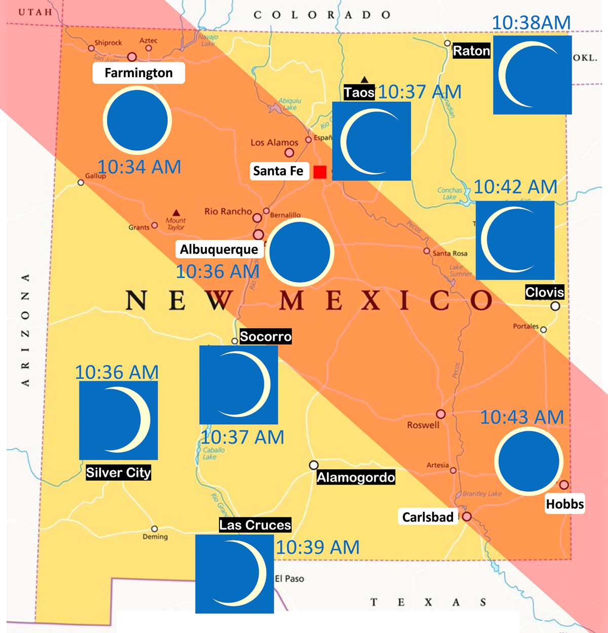 Viewing the Rare Annular Eclipse in New Mexico