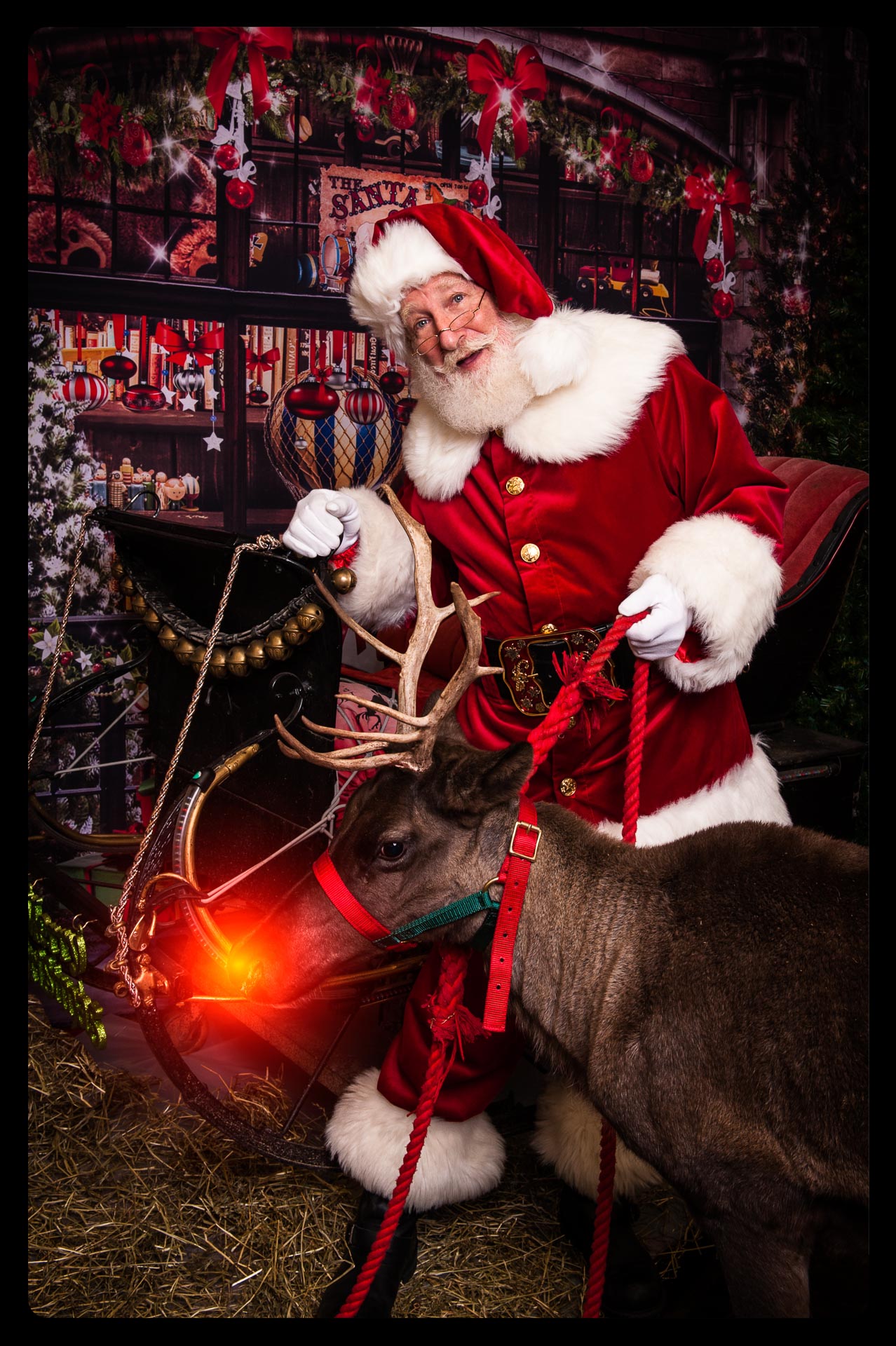 Santa Rick and Rudolph Santa Rick