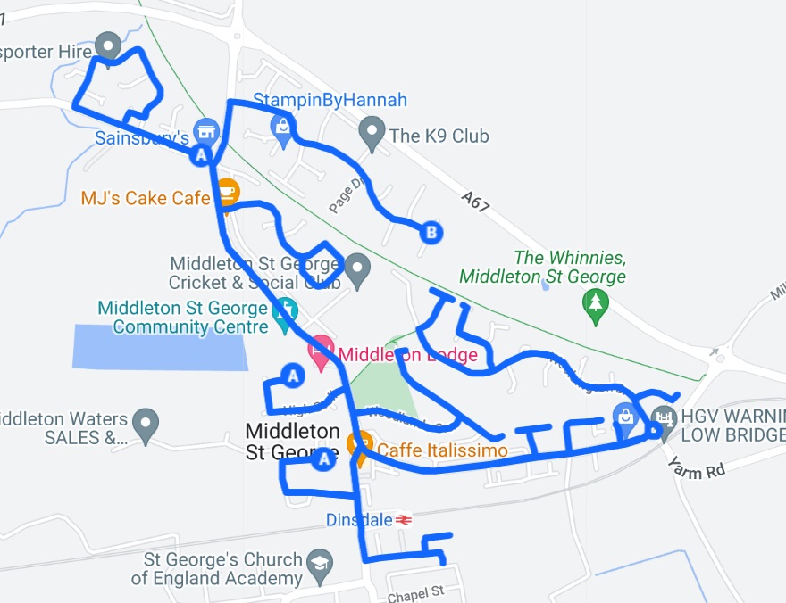 Middleton St Sunday 10th December Santa Sleigh
