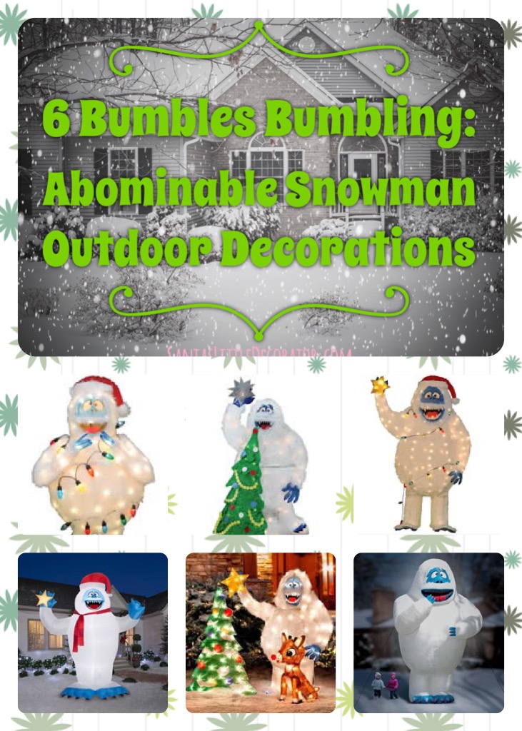 Bumble Your Favorite Abominable Snowman Outdoor Decoration » Santa's