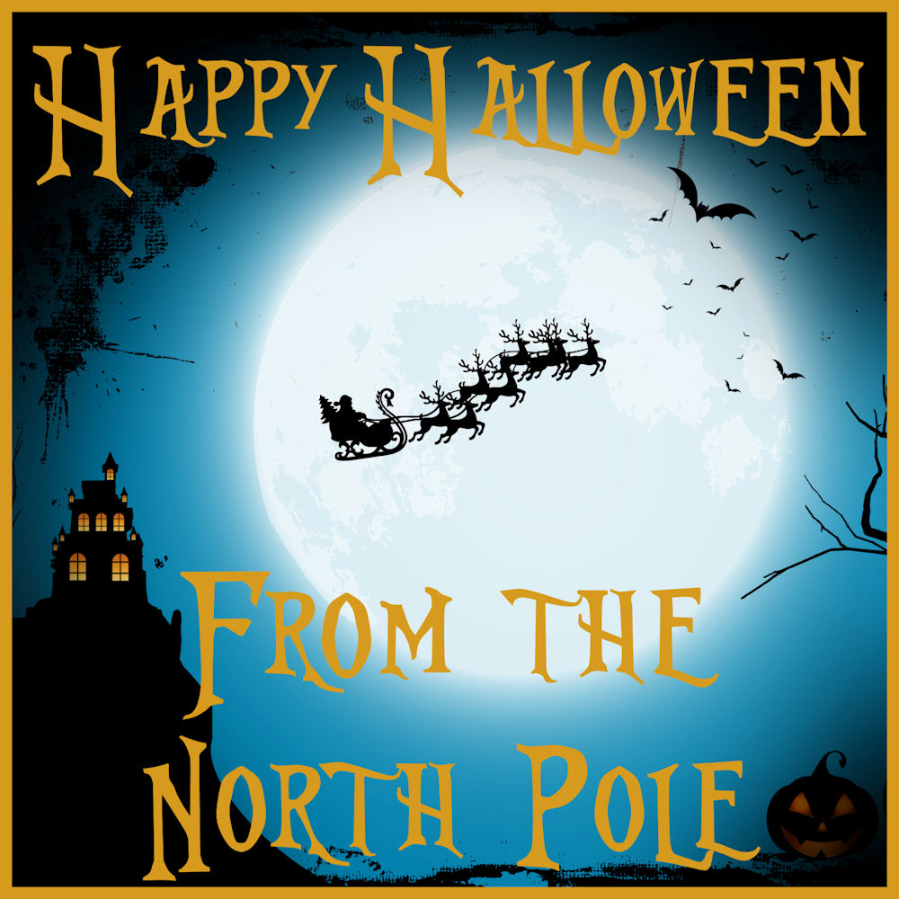 North Pole Pauses for Halloween