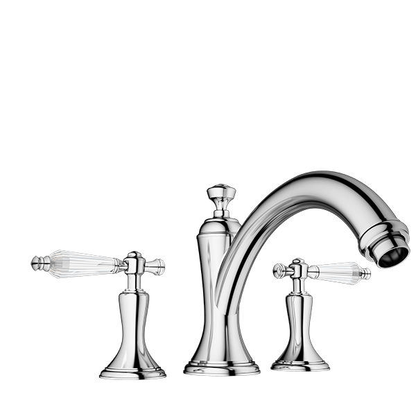 TRIM Roman Tub Filler with Hand Shower Santec