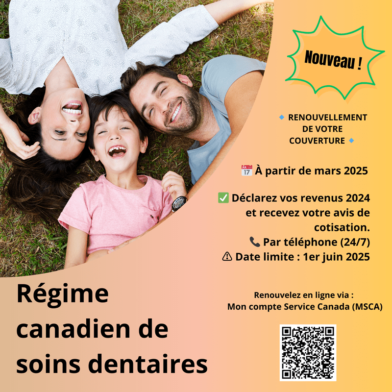 Renouveler votre couverture RCSD Santé dentaire Laval