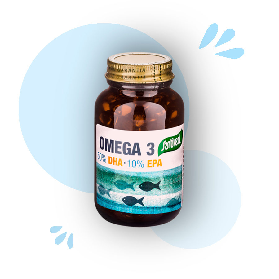 Omega 3, DHA + EPA, perlas bote Santiveri Bilbao