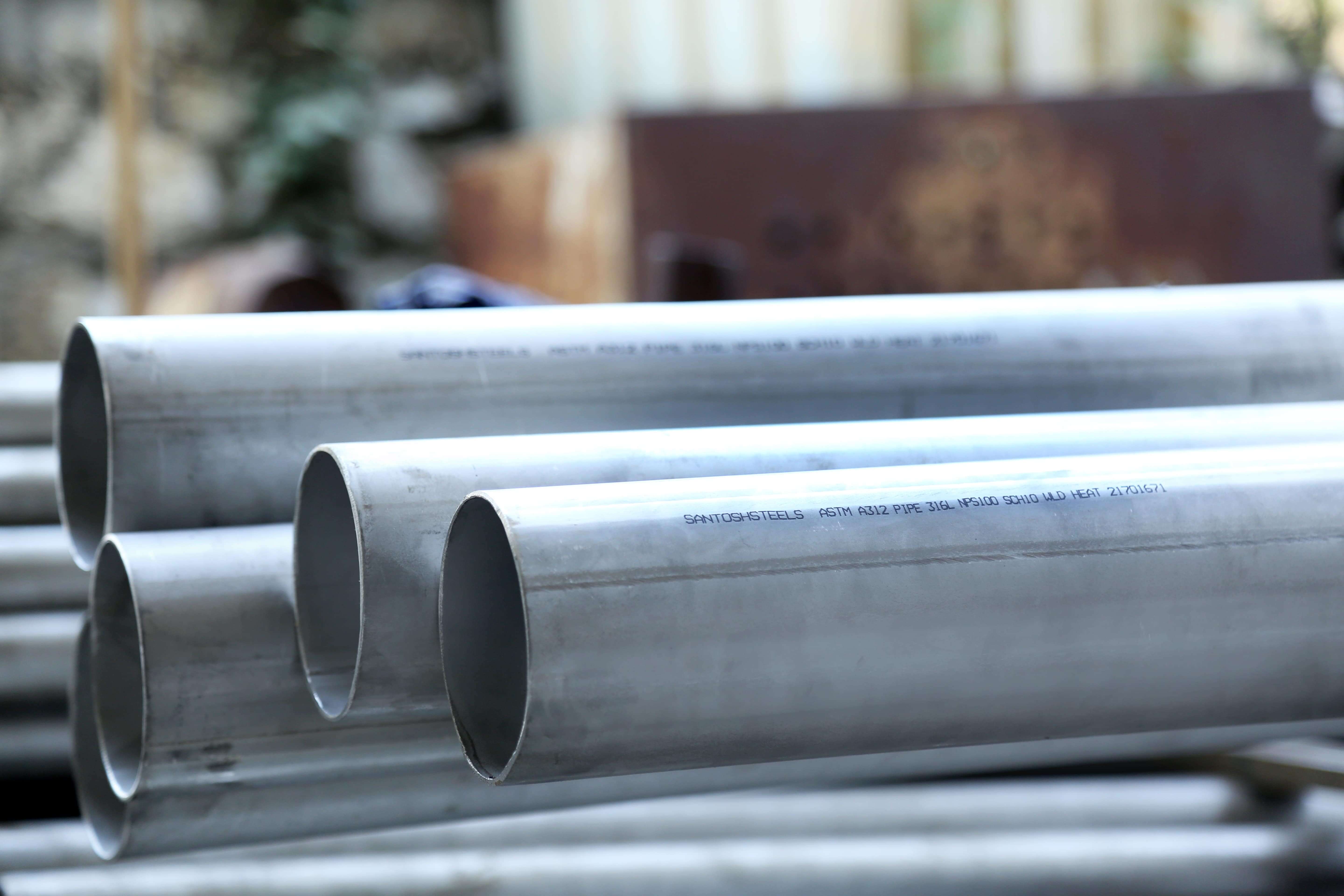 321 Stainless Steel EFW Pipe Manufacturer Santosh Steels