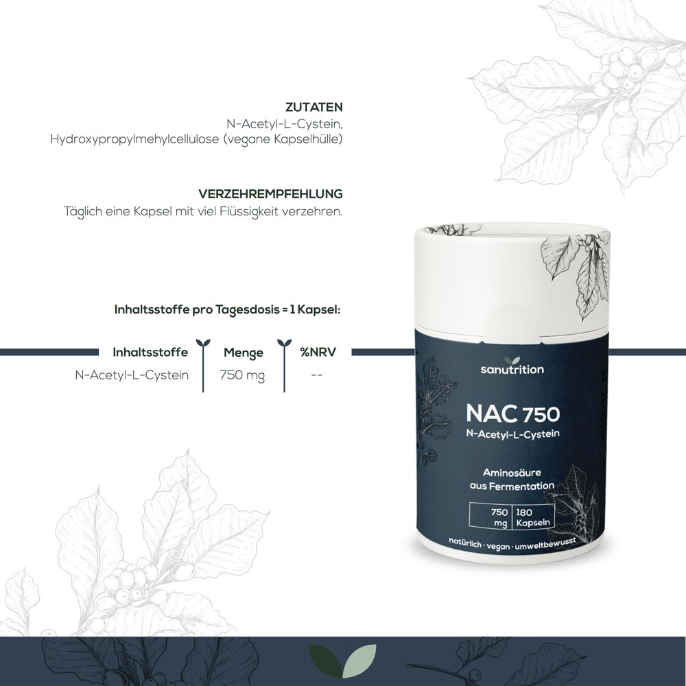 NacetylLcysteine buy Sanutrition vital substance store