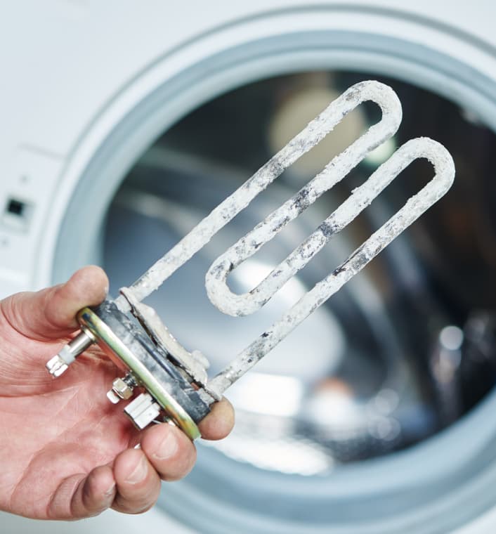 Ten burned in the washing machine SAOCO APPLIANCE PARTS & SERVICE