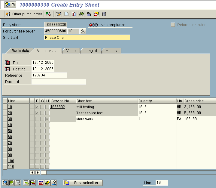 Very basics of SAP External Service Management