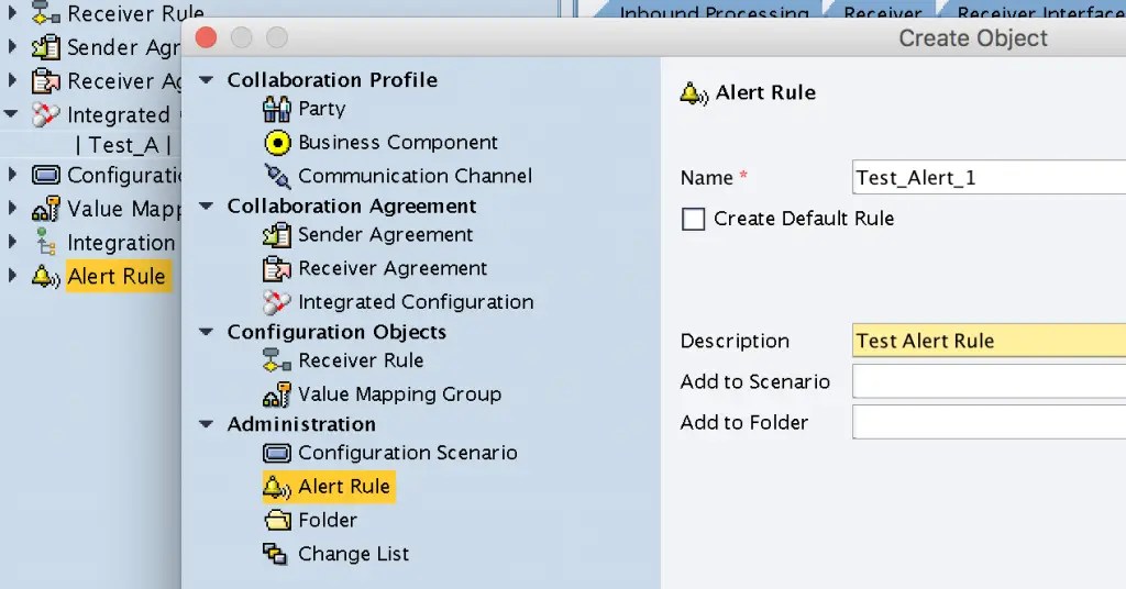 Alert Configuration Example in PI/PO Single Stack SAP Integration Hub
